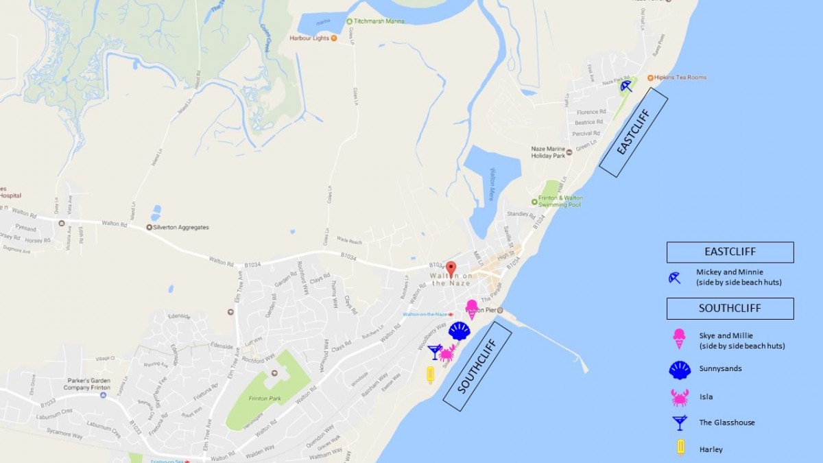 Millie's Beach Hut Hire Walton-on-the-Naze Essex